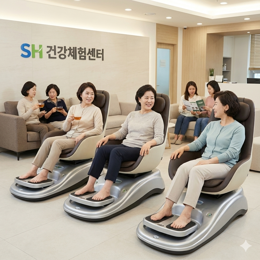 [sh건강체험센터] 의료기기 체험방 모집 자이글온네스트 sh토션파장기 음파운동기 등