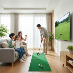 파크골프 입문자 중급자 추천 온가족이 화목해 집니다. 우리집이 스크린파크골프장이 된다.