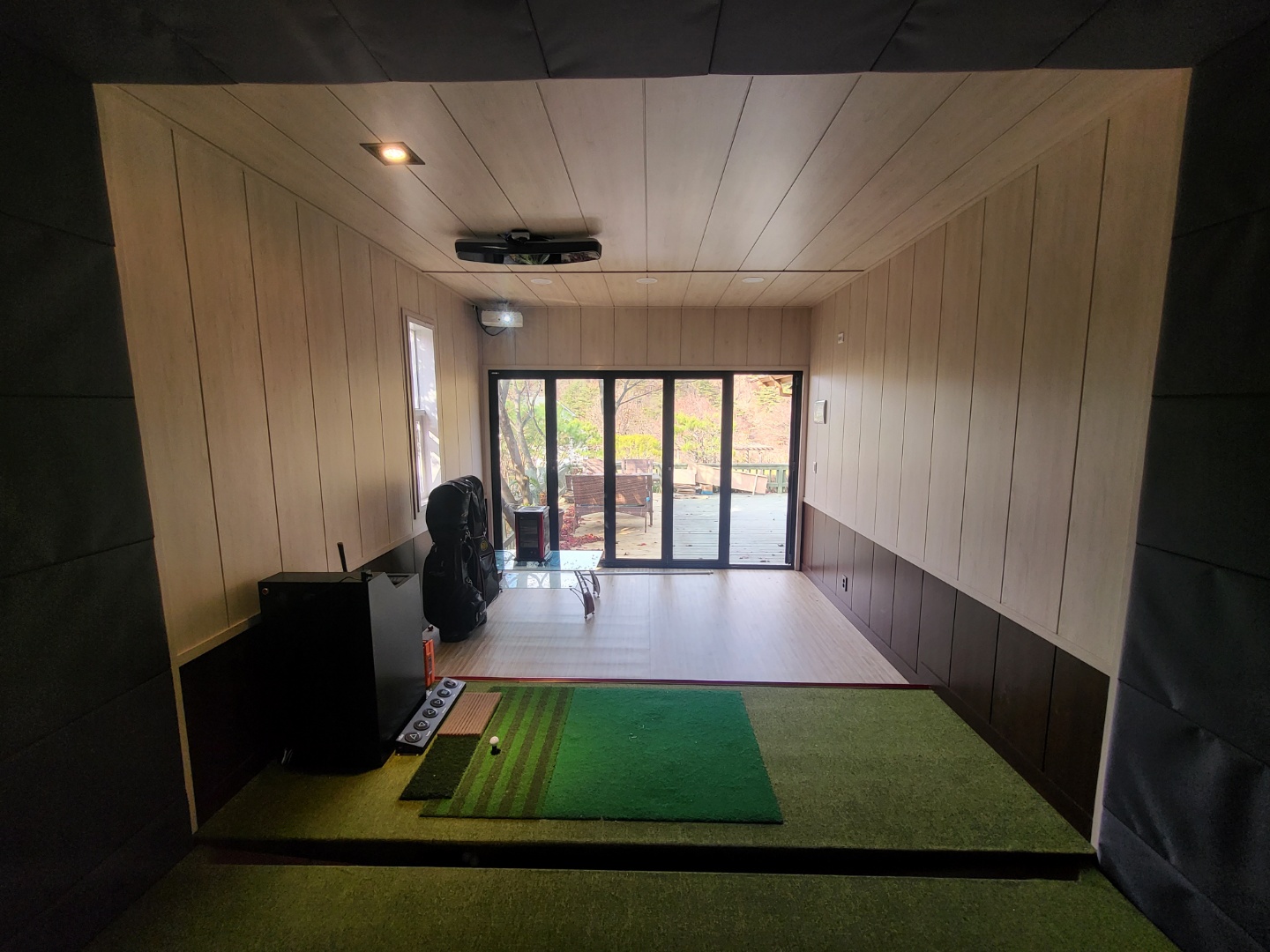 [컨테이너스크린골프] 펜션 공장부지 리조트 캠핑장 전원주택 렌탈 리스 지원