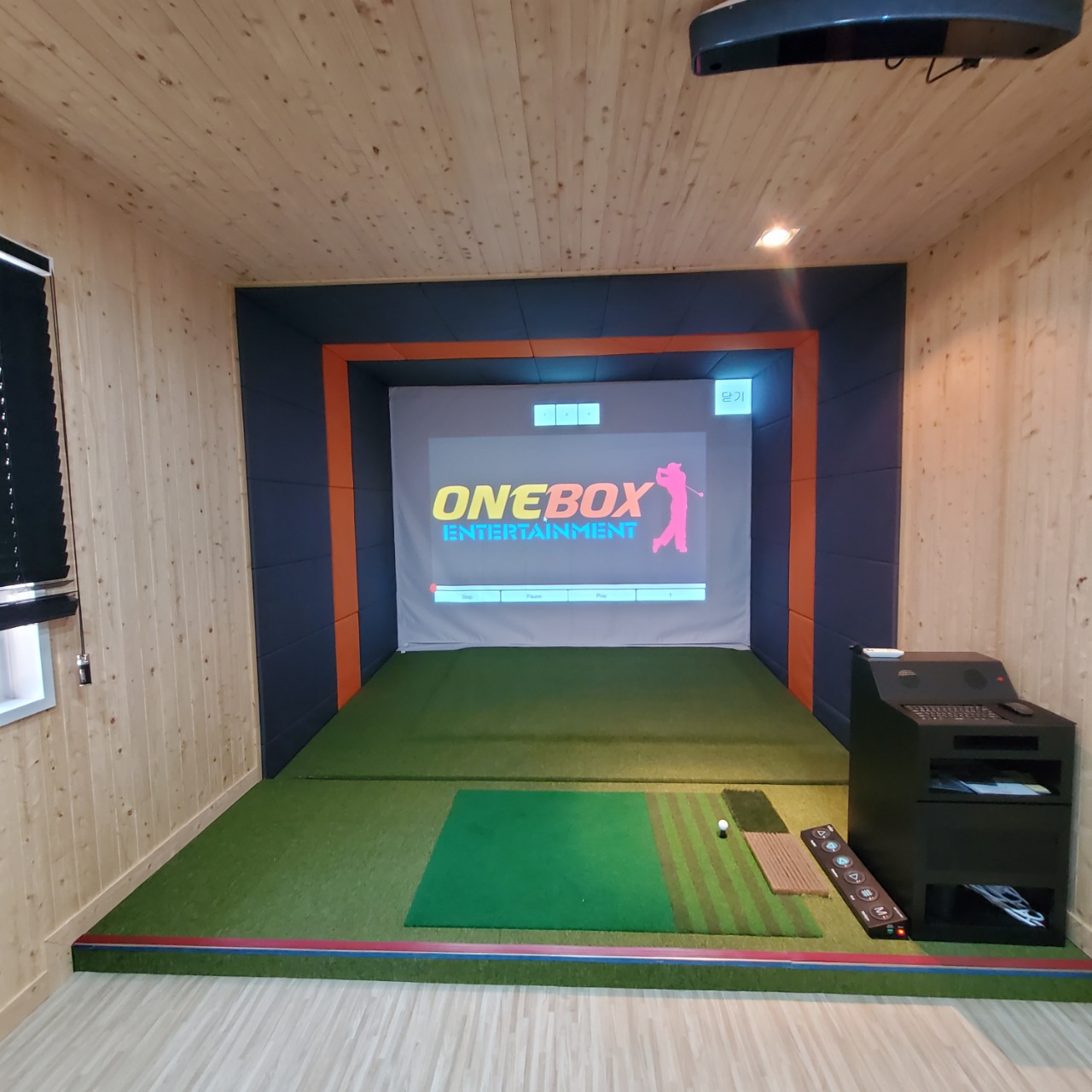 [컨테이너스크린골프] 펜션 공장부지 리조트 캠핑장 전원주택 렌탈 리스 지원