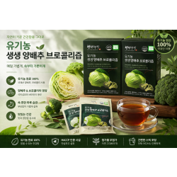 남영제약  생생양배추브로콜리즙 100%국내산 원료 사용