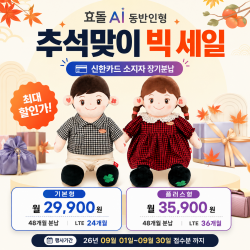 AI반려로봇 효순이 효돌이  부모님선물 추천합니다. 복약지도 건강문진 감성대화 혼자계신 어르신 최고의 선물